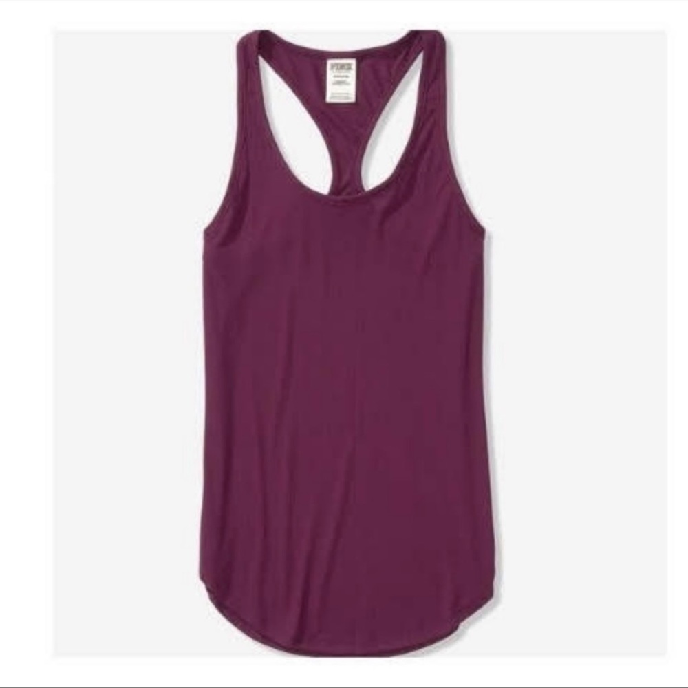 PINK BY VICTORIA SECRET RACERBACK TOP - Picture 3 of 6